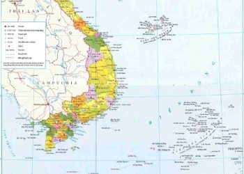 Cách đọc các thành phần màu trên bản đồ VN