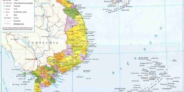 Cách đọc các thành phần màu trên bản đồ VN