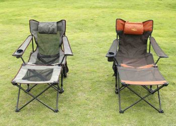 Ghế gấp giúp tiết kiệm không gian cho quá trình cắm trại