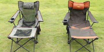 Ghế gấp giúp tiết kiệm không gian cho quá trình cắm trại