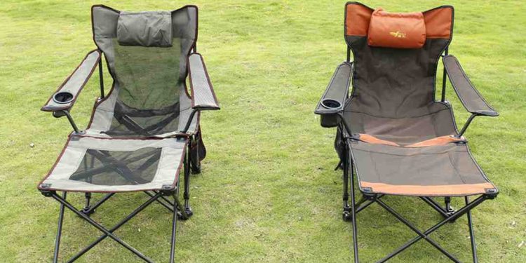Ghế gấp giúp tiết kiệm không gian cho quá trình cắm trại