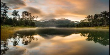 Đến hồ bằng các con đường khác nhau dễ dàng 